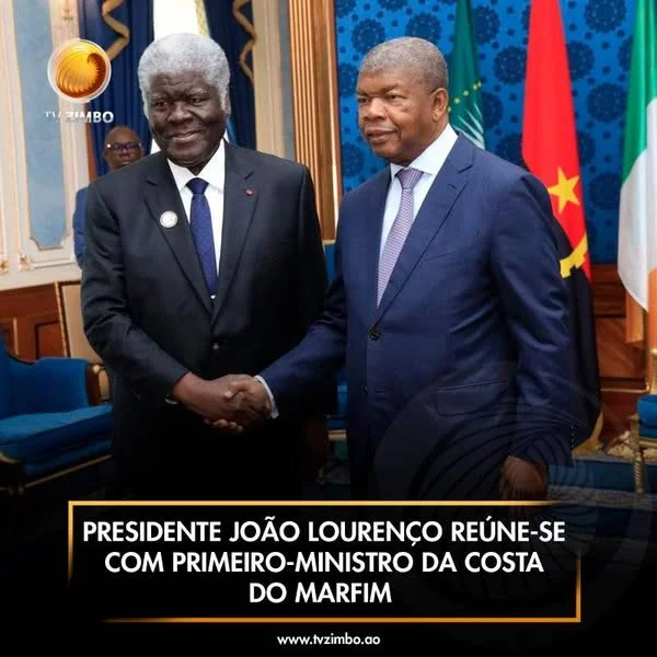 Presidente João Lourenço reúne-se com Primeiro-ministro da Costa do Marfim