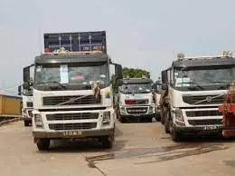 Camionistas em Benguela