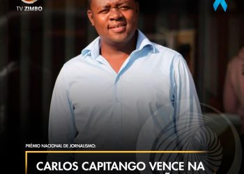 Carlos Capitango vence na categoria “Televisão”