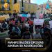 Manifestações opostas juntam 28 associações