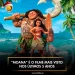 Moana” é o filme mais visto nos últimos 5 anos.