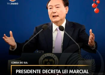 Presidente decreta lei marcial de emergência