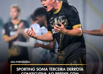 Sporting soma terceira derrota consecutiva