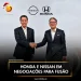 Honda e Nissan em negociações para fusão