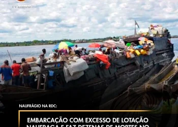 Embarcação com excesso de lotação naufraga e faz dezenas de mortes no rio Busira
