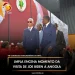 JMPLA encena momento da visita de Joe Biden a Angola.