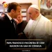 Papa Francisco encontra-se com Macron na ilha de Córsega