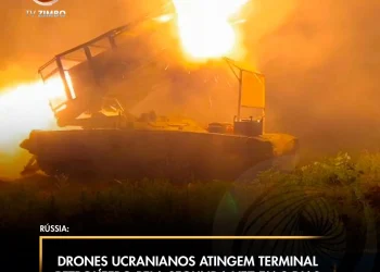 Drones ucranianos atingem terminal petrolífero pela segunda vez em nove dias.