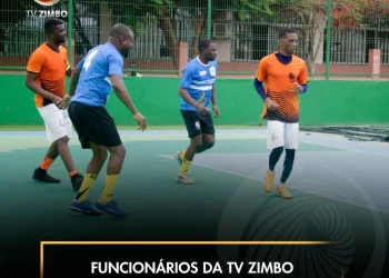 Funcionários da TV ZIMBO confraternizam em jogo amistoso