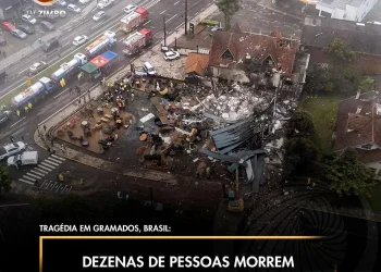 Todos os 10 passageiros morrem e dezenas ficam feridas em terra