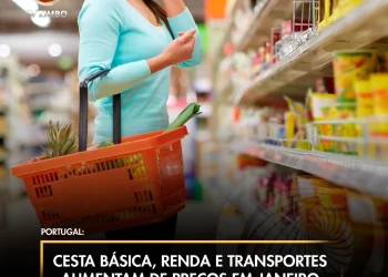 Cesta básica, renda e transportes aumentam de preços em janeiro de 2025