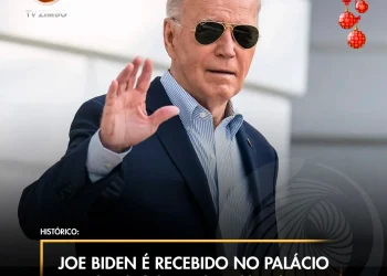 Joe Biden é recebido no Palácio Presidencial pela primeira vez