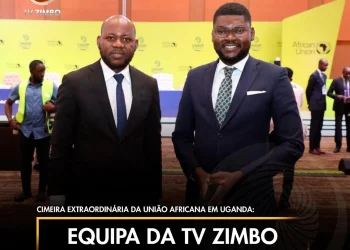 Equipa da TV ZIMBO destacada em Kampala