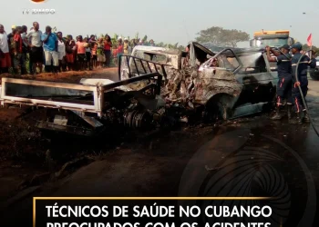 Técnicos de saúde no Cubango preocupados com os acidentes de viação