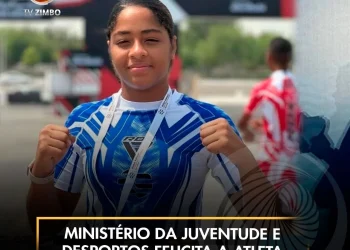 Ministério da Juventude e Desportos felicita a atleta Mayra Lemos