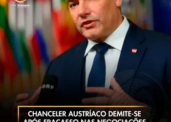 Chanceler austríaco demite-se após fracasso nas negociações para formar governo