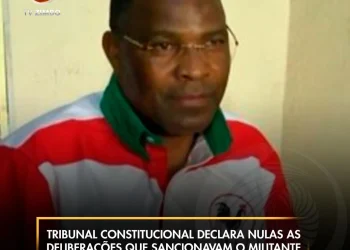 Tribunal Constitucional declara nulas as deliberações que sancionavam o militante da UNITA José Pedro Cachiungo