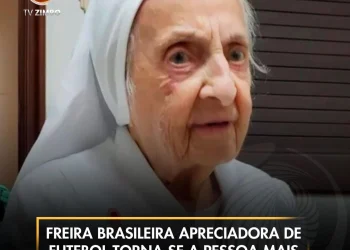 Freira brasileira apreciadora de futebol torna-se a pessoa mais velha do mundo