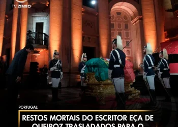 Restos mortais do escritor Eça de Queiroz trasladados para o Panteão Nacional