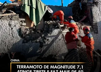 Terramoto de magnitude 7,1 atinge Tibete e faz mais de 50 vítimas mortais