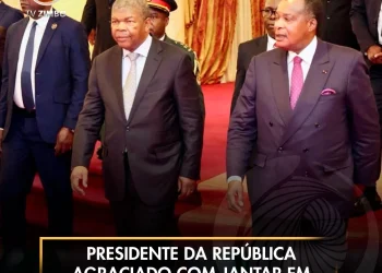 Presidente da República agraciado com jantar em sua honra no Congo.