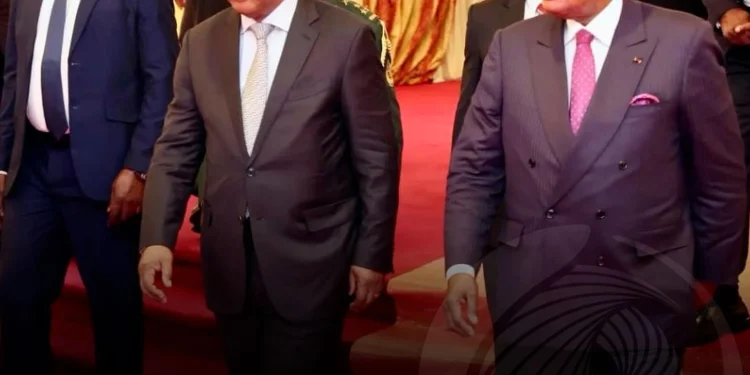 Presidente da República agraciado com jantar em sua honra no Congo.