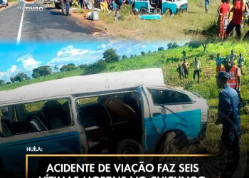 Acidente de viação faz seis vítimas mortais no Chicungo