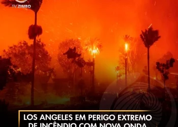 Los Angeles em perigo extremo de incêndio com nova onda de ventos fortes