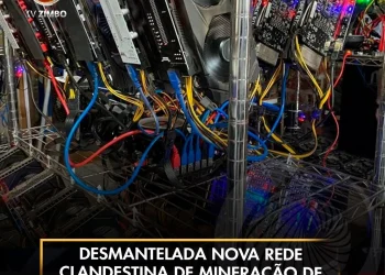 Desmantelada nova rede clandestina de mineração de criptomoedas no Porto Seco