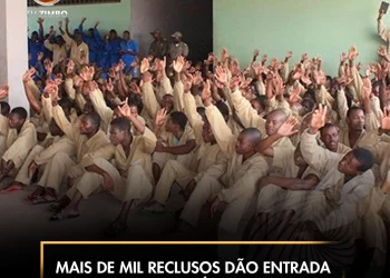 Mais de mil reclusos dão entrada nas cadeias do país mensalmente