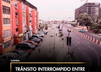 Trânsito interrompido entre Maianga e Sagrada Família