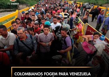Colombianos fogem para Venezuela devido à violência intensa