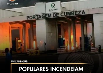 Populares incendeiam portagem em Maputo