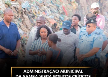 Administração Municipal da Samba visita pontos críticos no Bairro Huambo
