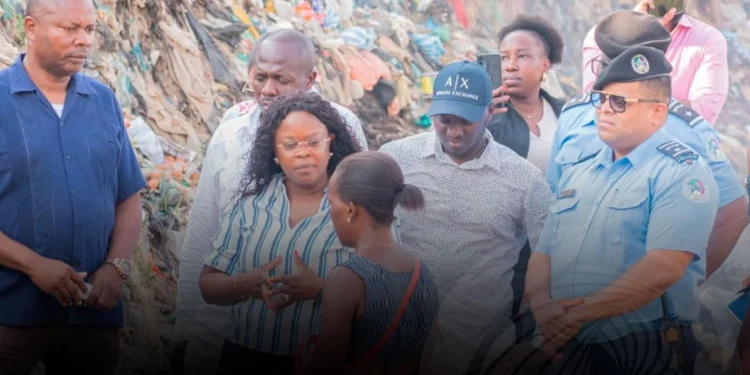 Administração Municipal da Samba visita pontos críticos no Bairro Huambo