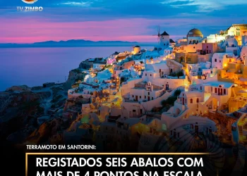 Registados seis abalos com mais de 4 pontos na escala de Richter