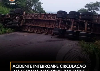 Acidente interrompe circulação na Estrada Nacional 210 entre Luanda e Mbanza Kongo