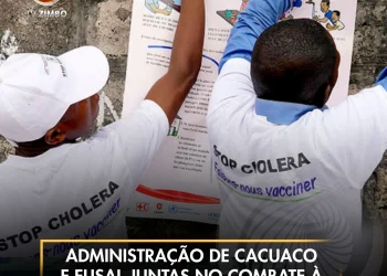 Administração de Cacuaco e ELISAL juntas no combate à cólera nas escolas