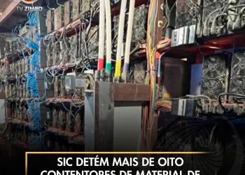 SIC detém mais de oito contentores de material de criptomoedas no Kilamba