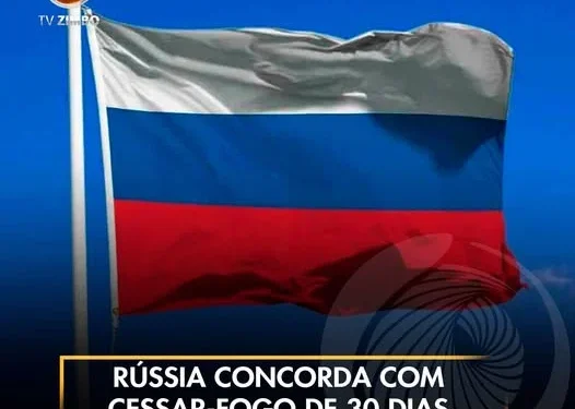 Rússia concorda com cessar-fogo de 30 dias proposto pelos EUA