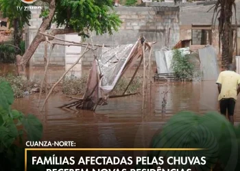 Famílias afectadas pelas chuvas recebem novas residências