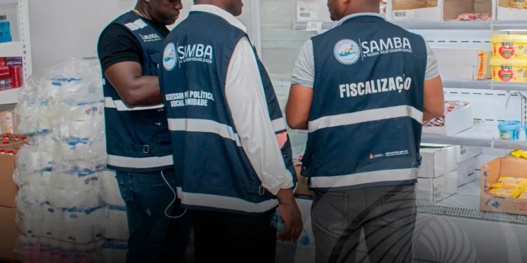 Administração Municipal da Samba realiza visita de inspecção aos estabelecimentos comerciais no Morro Bento