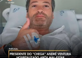 Presidente do “CHEGA” André Ventura hospitalizado após mal-estar em jantar-comício