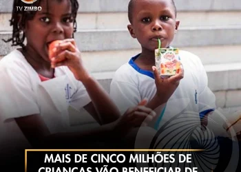 Mais de cinco milhões de crianças vão beneficiar de alimentação escolar