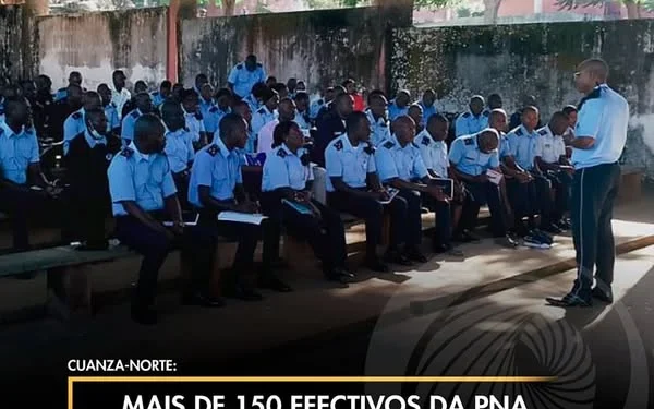 Mais de 150 efectivos da PNA recebem formação em prevenção e enfrentamento policial