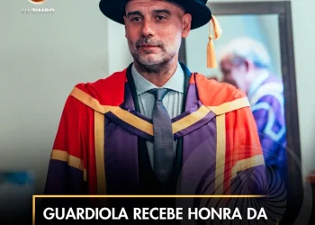 Guardiola recebe honra da Universidade de Manchester