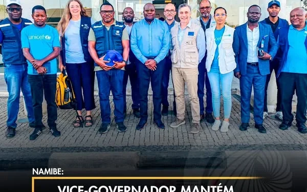 Vice-governador mantém encontro com representantes da OMS, UNICEF e UE.