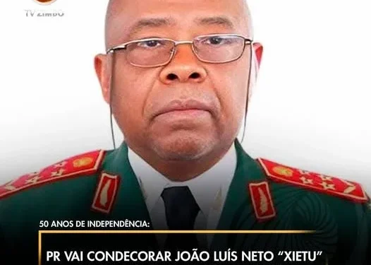 PR vai condecorar João Luís Neto “Xietu” com a Medalha da Palma Militar