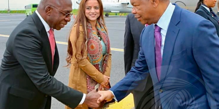 PR João Lourenço chega a Addis-Abeba para Cimeira UA-CARICOM