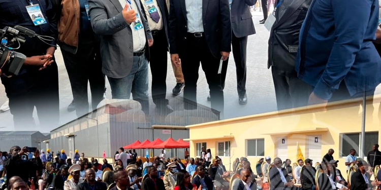 Ministro de Estado para coordenação económica Inaugura fábrica de fertilizantes